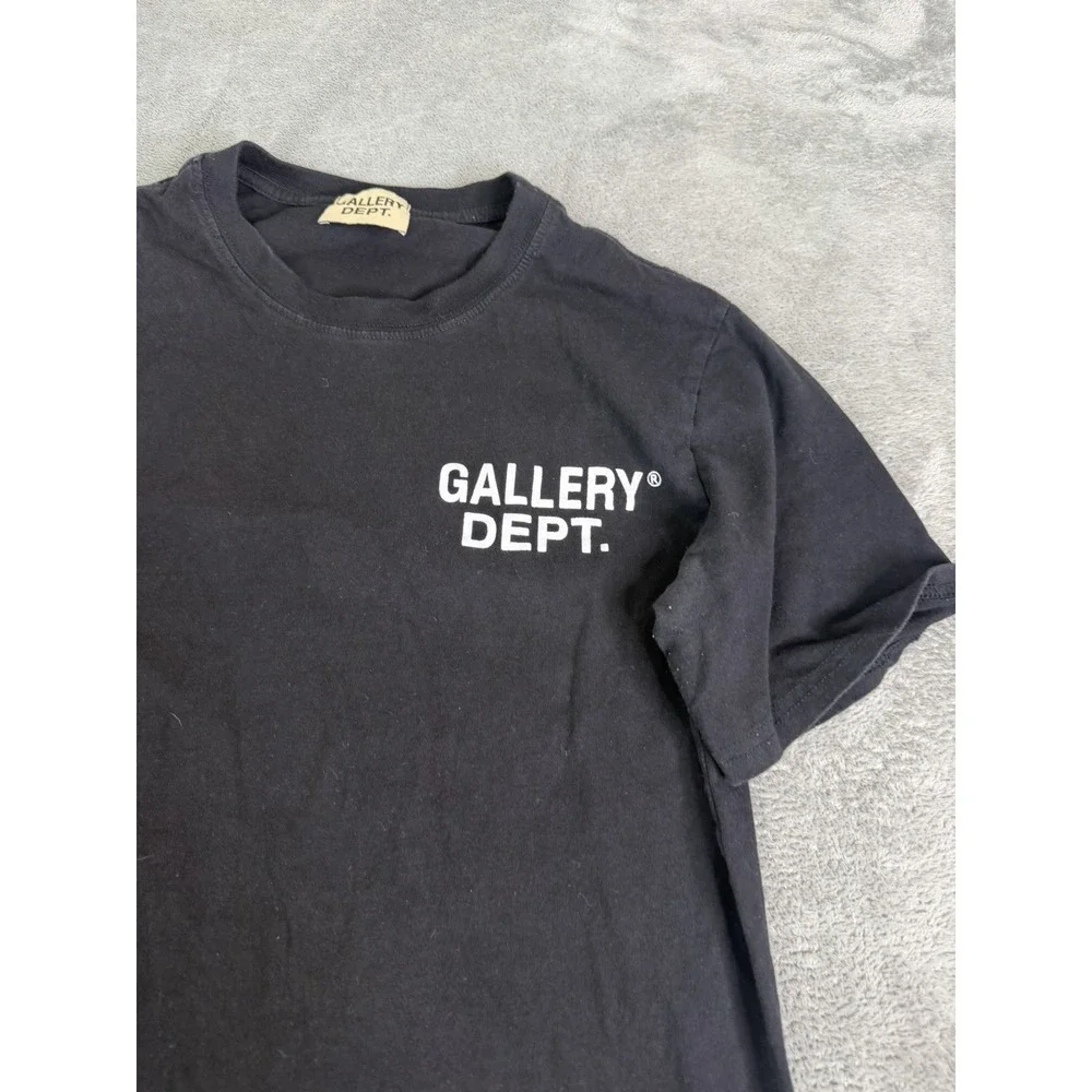Gallery Dept. Short Sleeve T Shirt Men's Size Medium Black